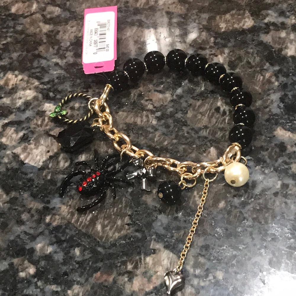 Betsey Johnson Vintage Halloween Spider Bracelet
